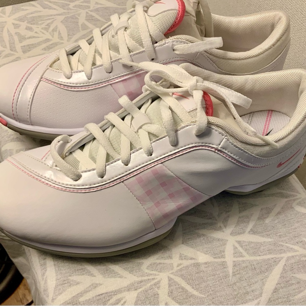 BRAND NEW - Nike Ace White/rose/Checkham womens golf shoes size 8.5!! - Picture 5 of 11
